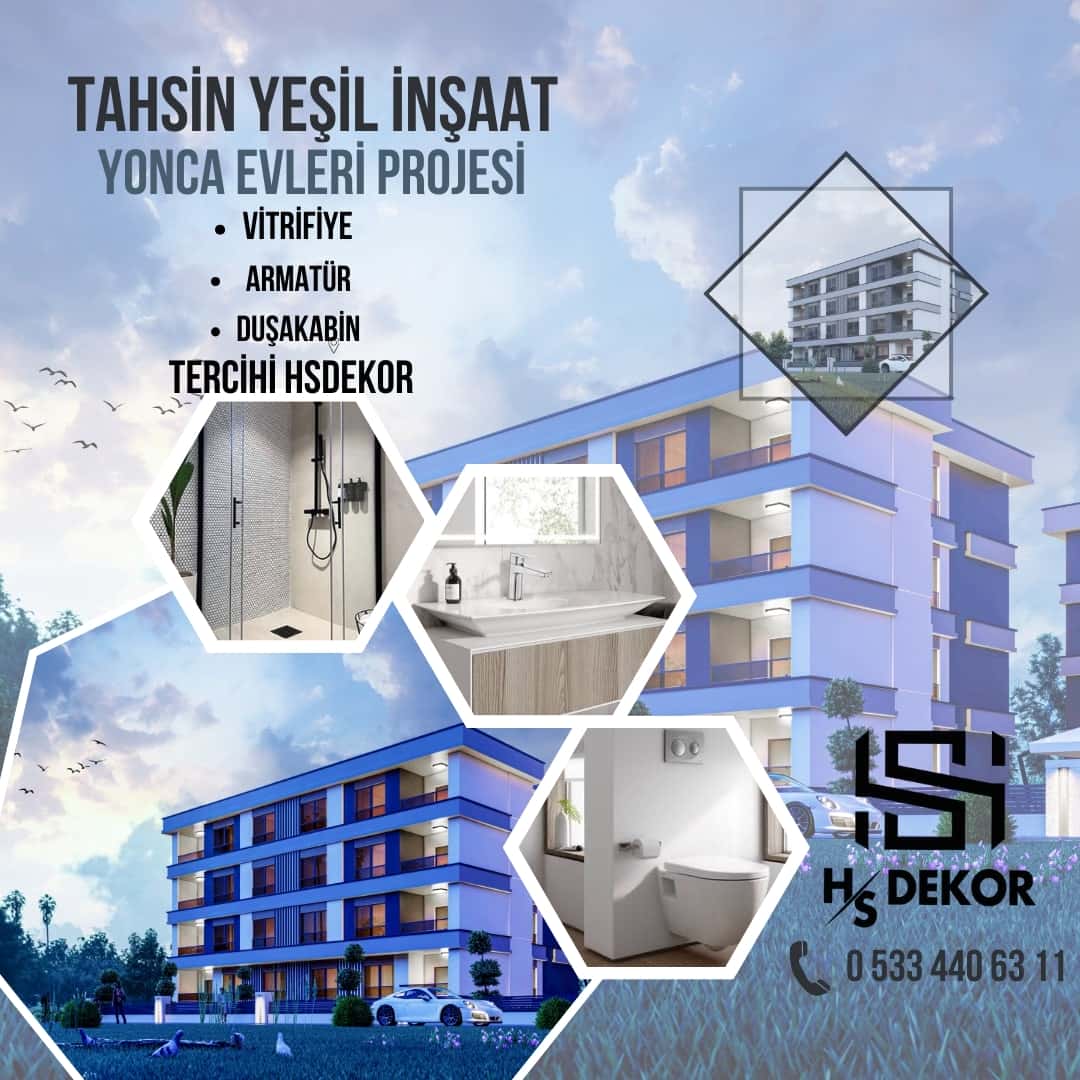 Tahsin Yeşil İnşaat Yonca Evlerinde Seramik tercihi Hs Dekor